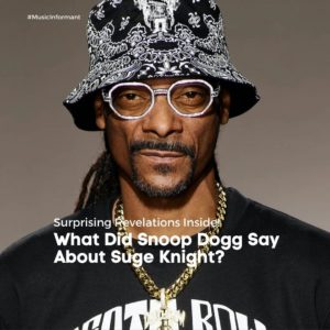 What Did Snoop Dogg Say About Suge Knight?